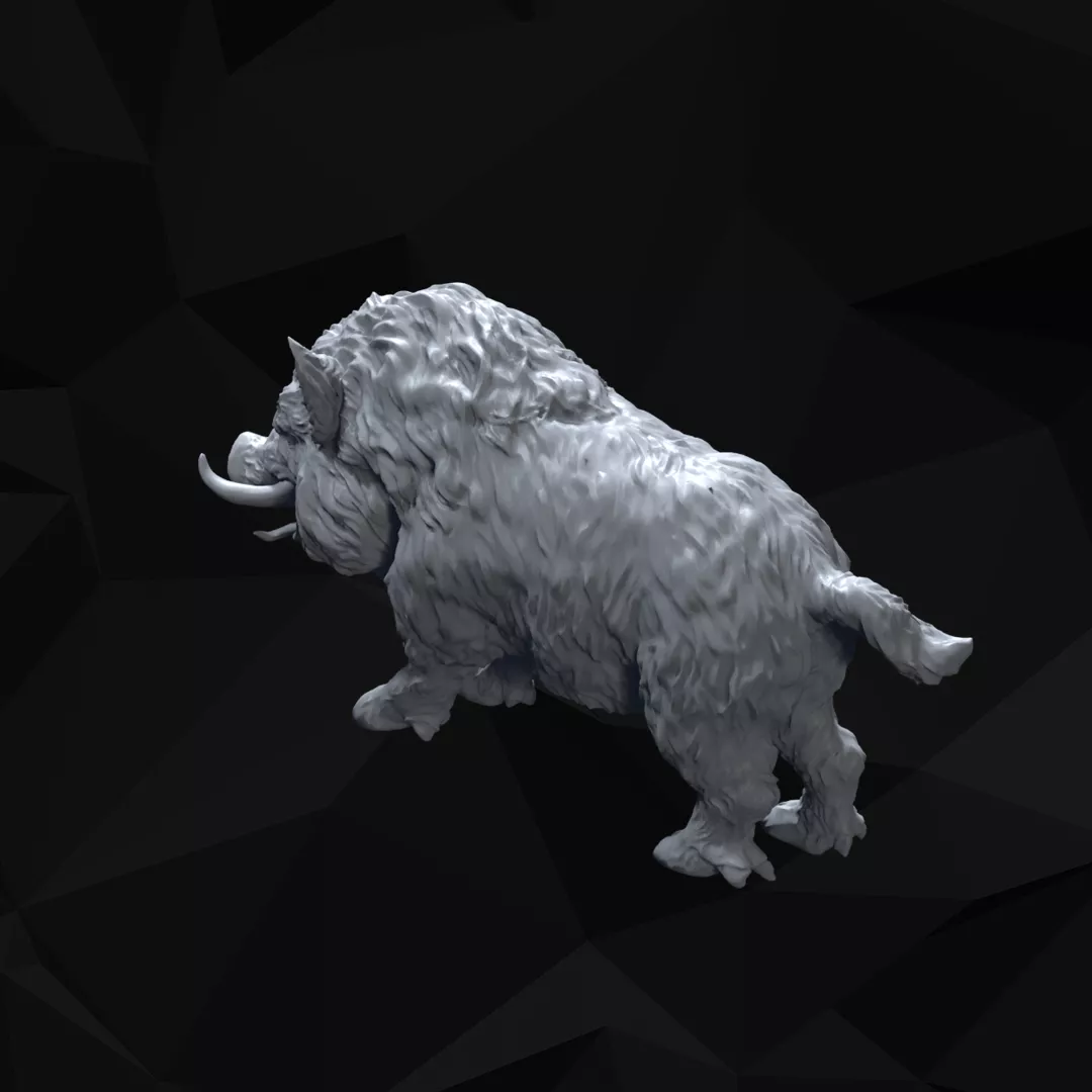 Farm Boar Tabletop Scenery 3D print model