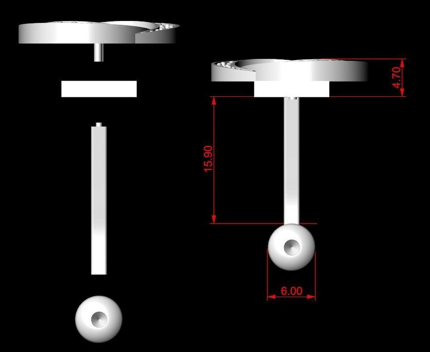 Cufflinks for men 129 3D print model_10