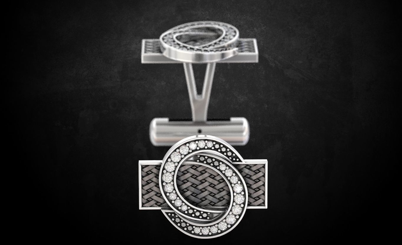 Cufflinks for men 129 3D print model_6