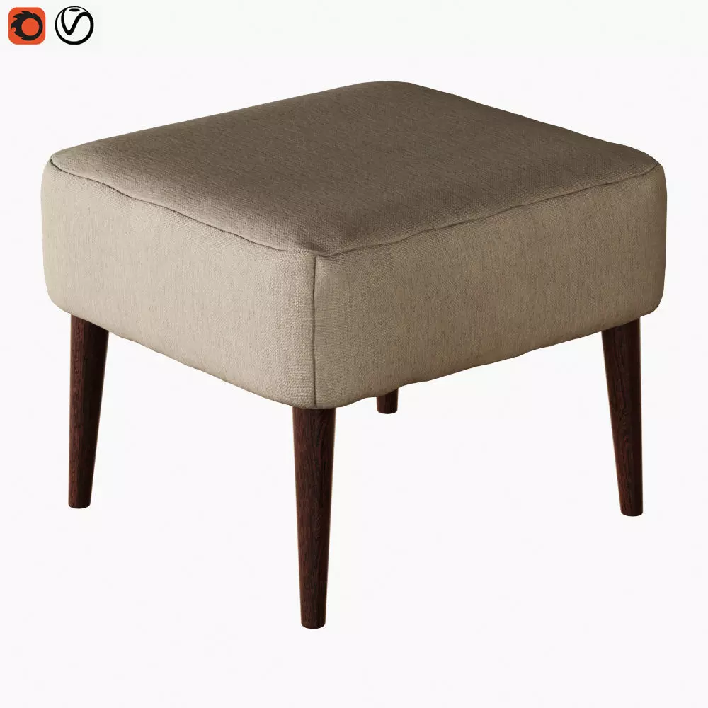 Pouf Ditre Ray 3D model_0