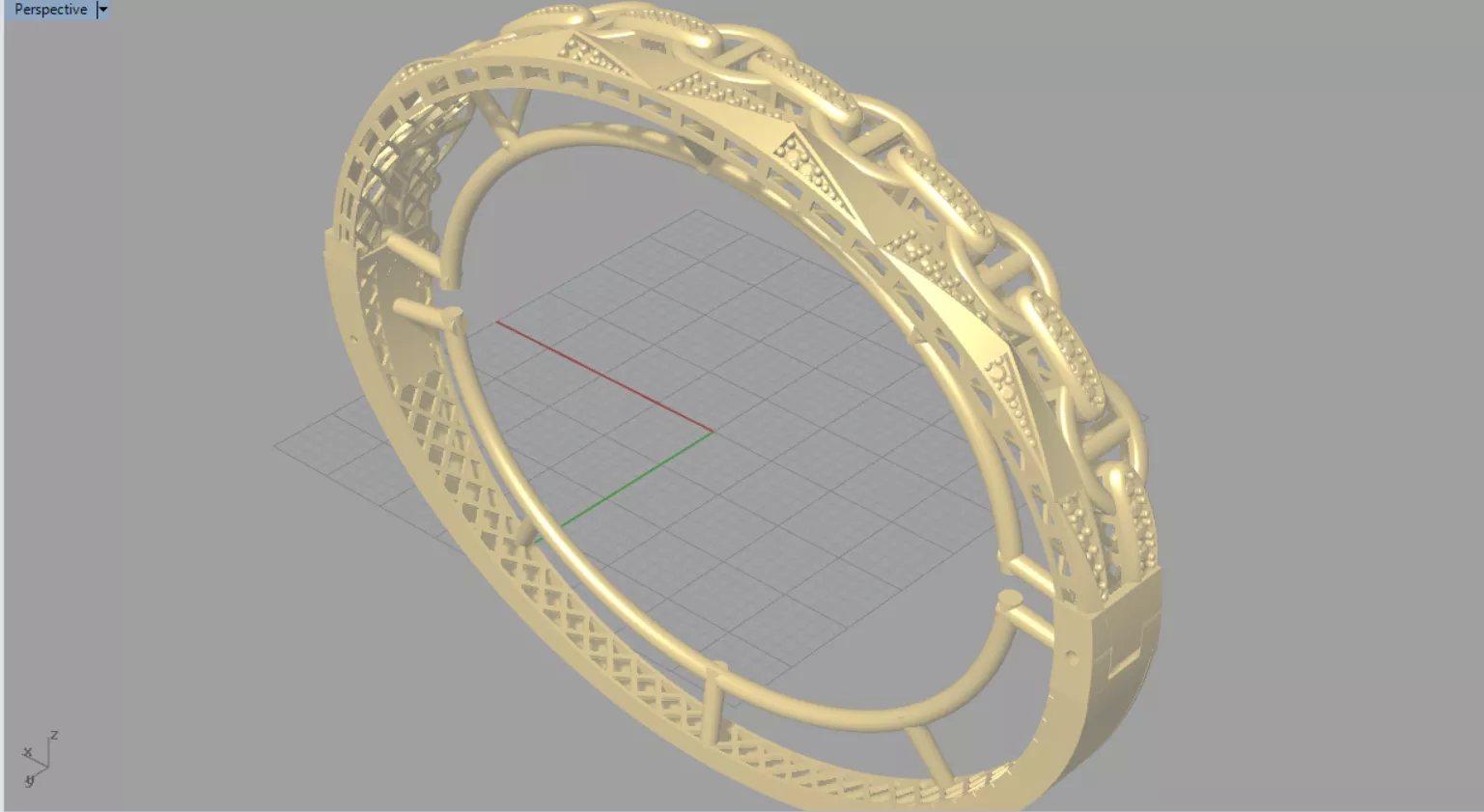 BANGLE BRACELET MODEL BB02 3D print model