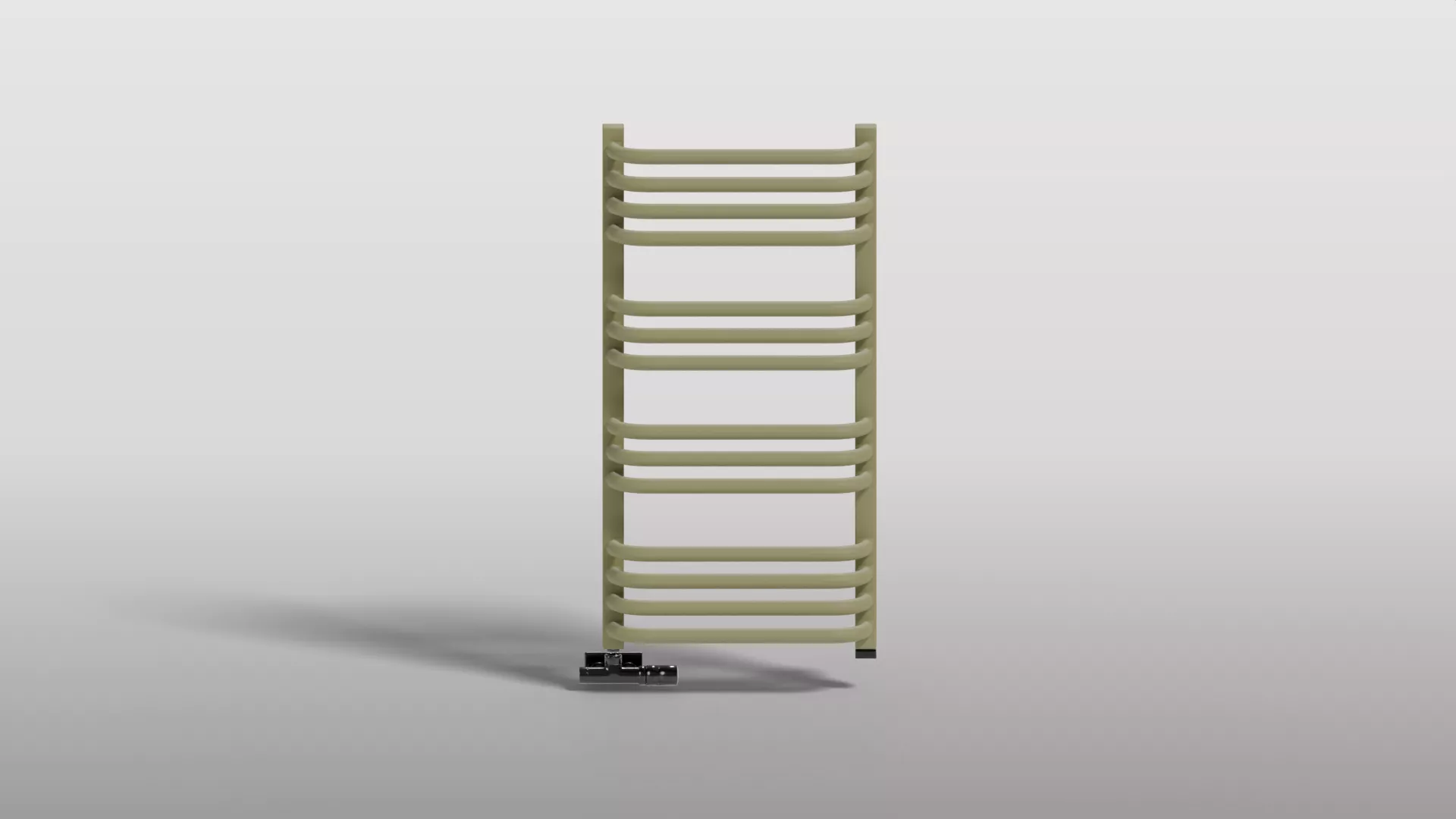 Contemporary Curved Radiator 3D model