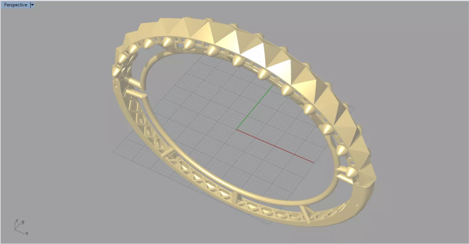 BANGLE BRACELET MODEL BB05 3D print model