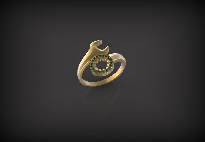 key ring 3D print model