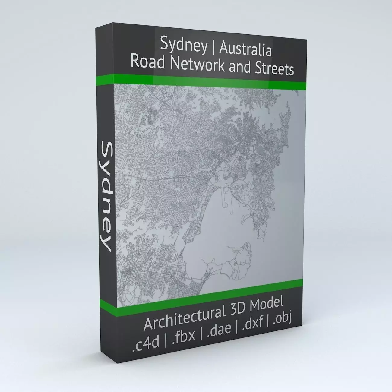 Sydney Road Network and Streets 3D model_0