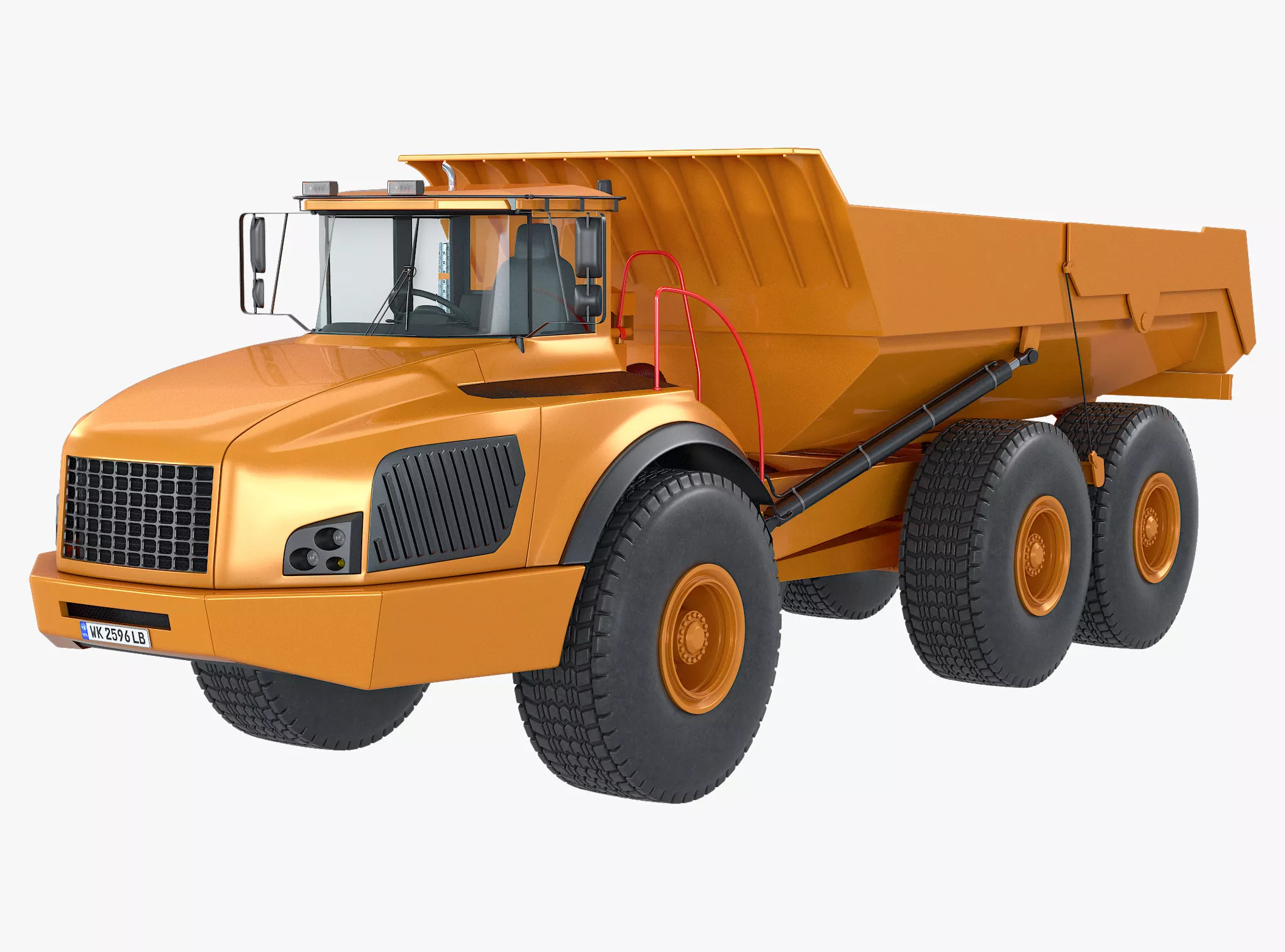 Articulated Dump Truck ADT Generic A 3D model