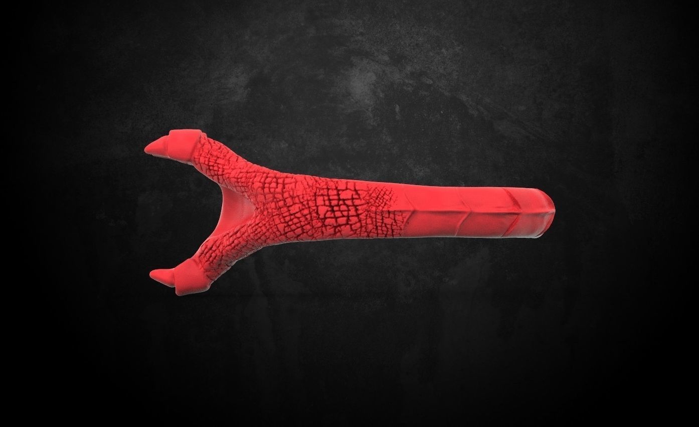 Dragons claw ring 130 3D print model_8