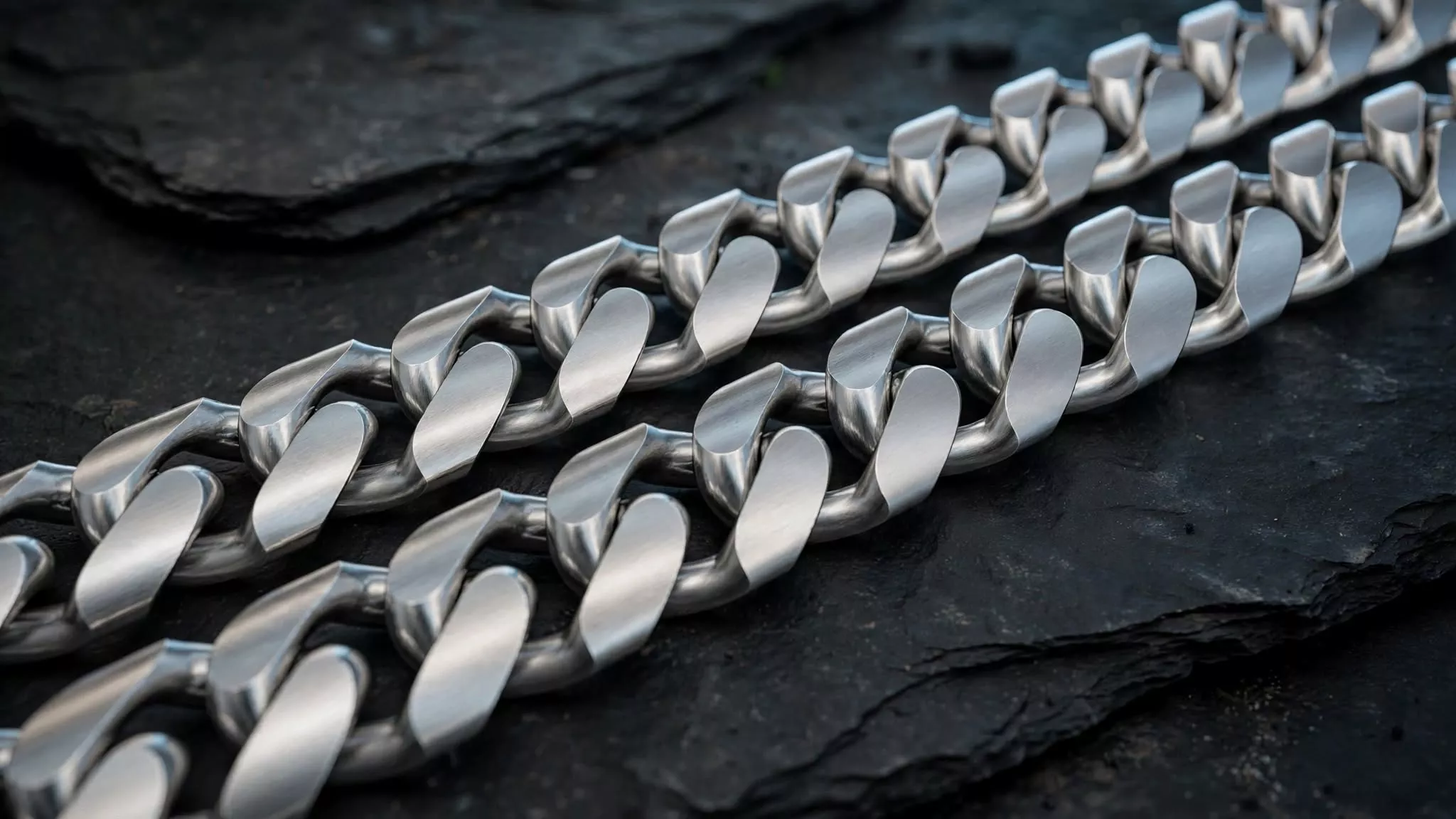 Cuban Link Chain Bracelet - Polished Silver Jewelry 3D Model Free 3D print model