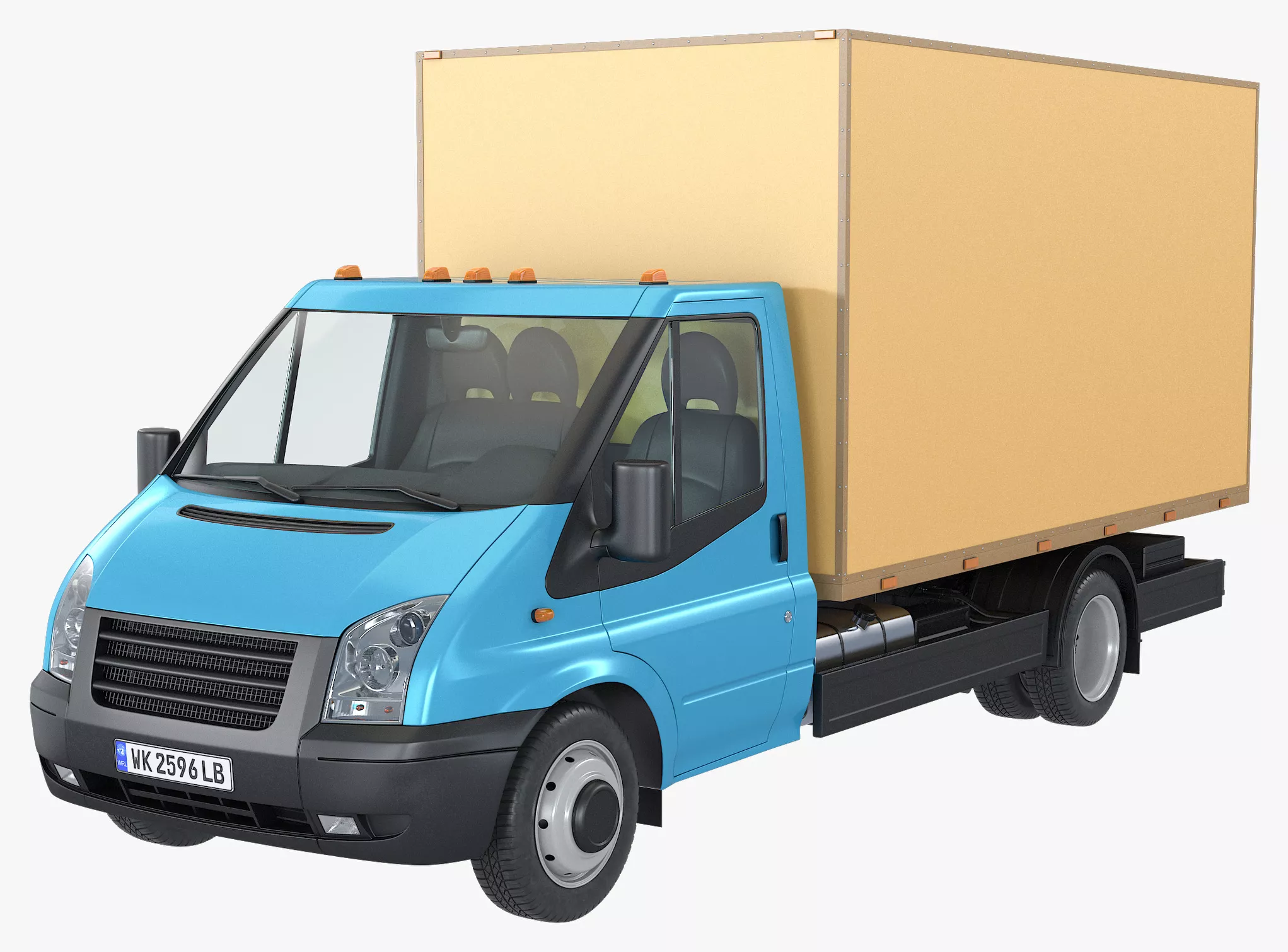 Mini Truck Box Generic A 3D model