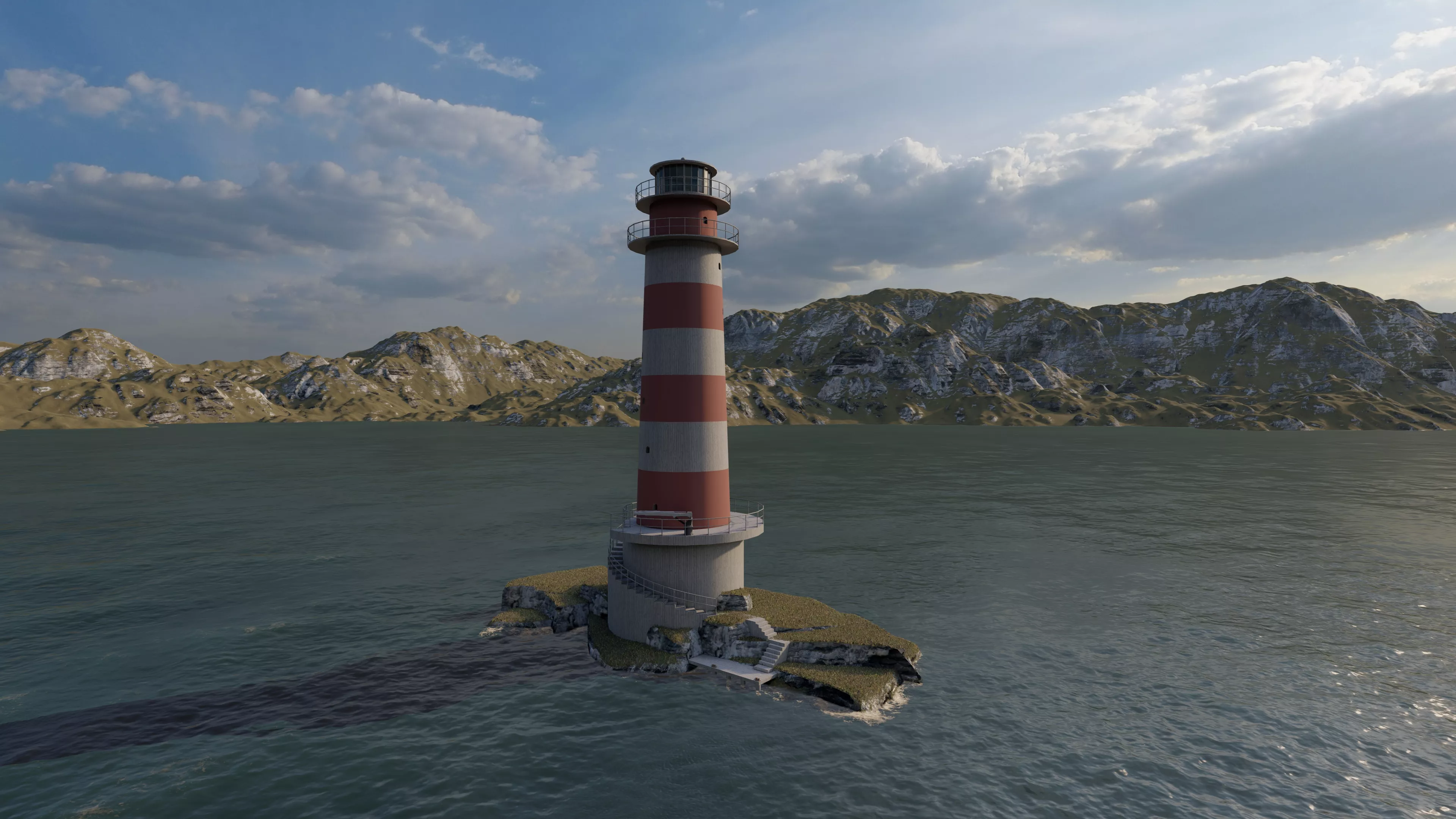 Lighthouse-Lighthouse Coastal 3D model