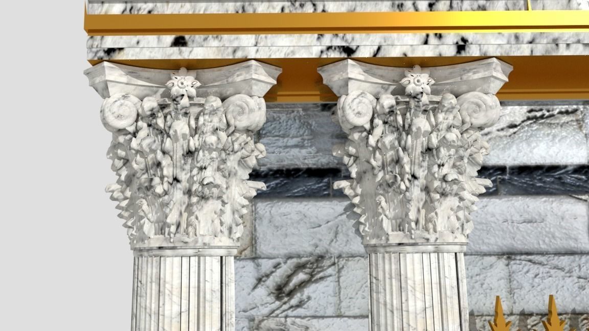 Herods Temple - New Pristine Version  3D model_5