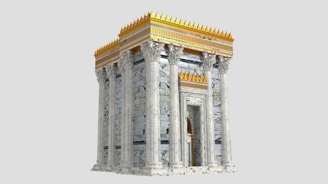 Herods Temple - New Pristine Version  3D model