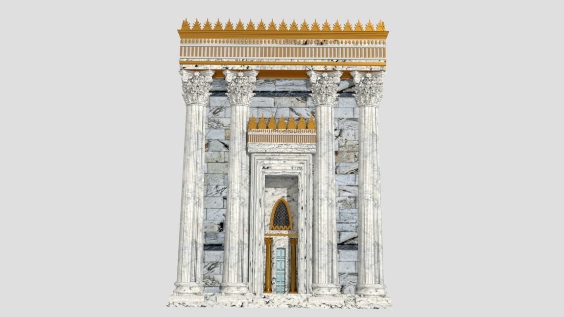 Herods Temple - New Pristine Version  3D model_1