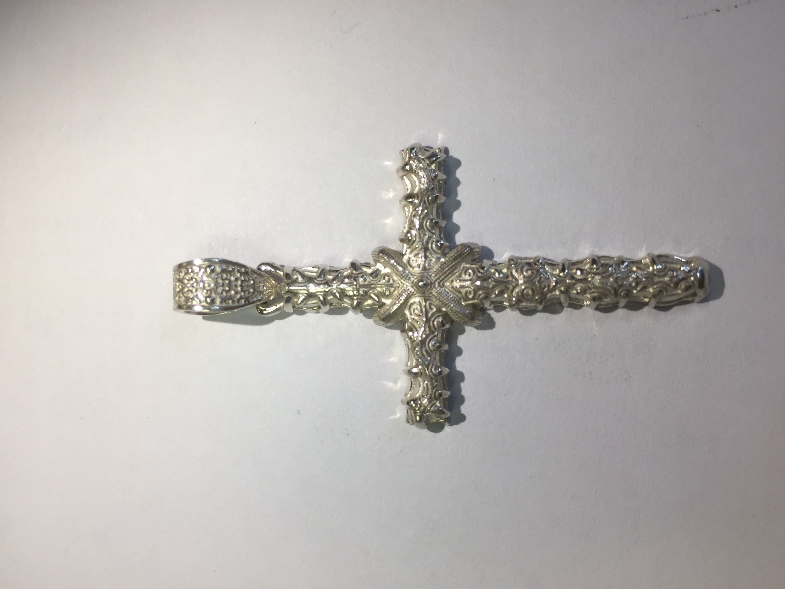 cross gold bottle with handle 3D print model_7