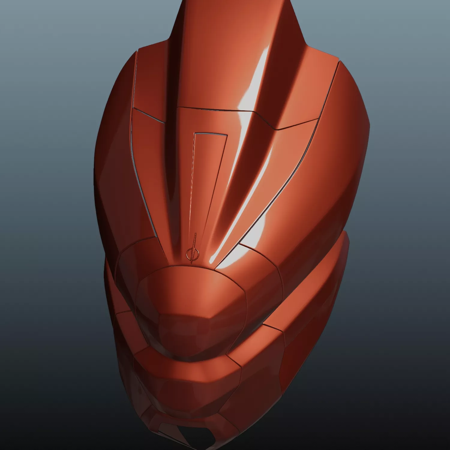 Sci-Fi Motorcycle Cowl Free 3D model