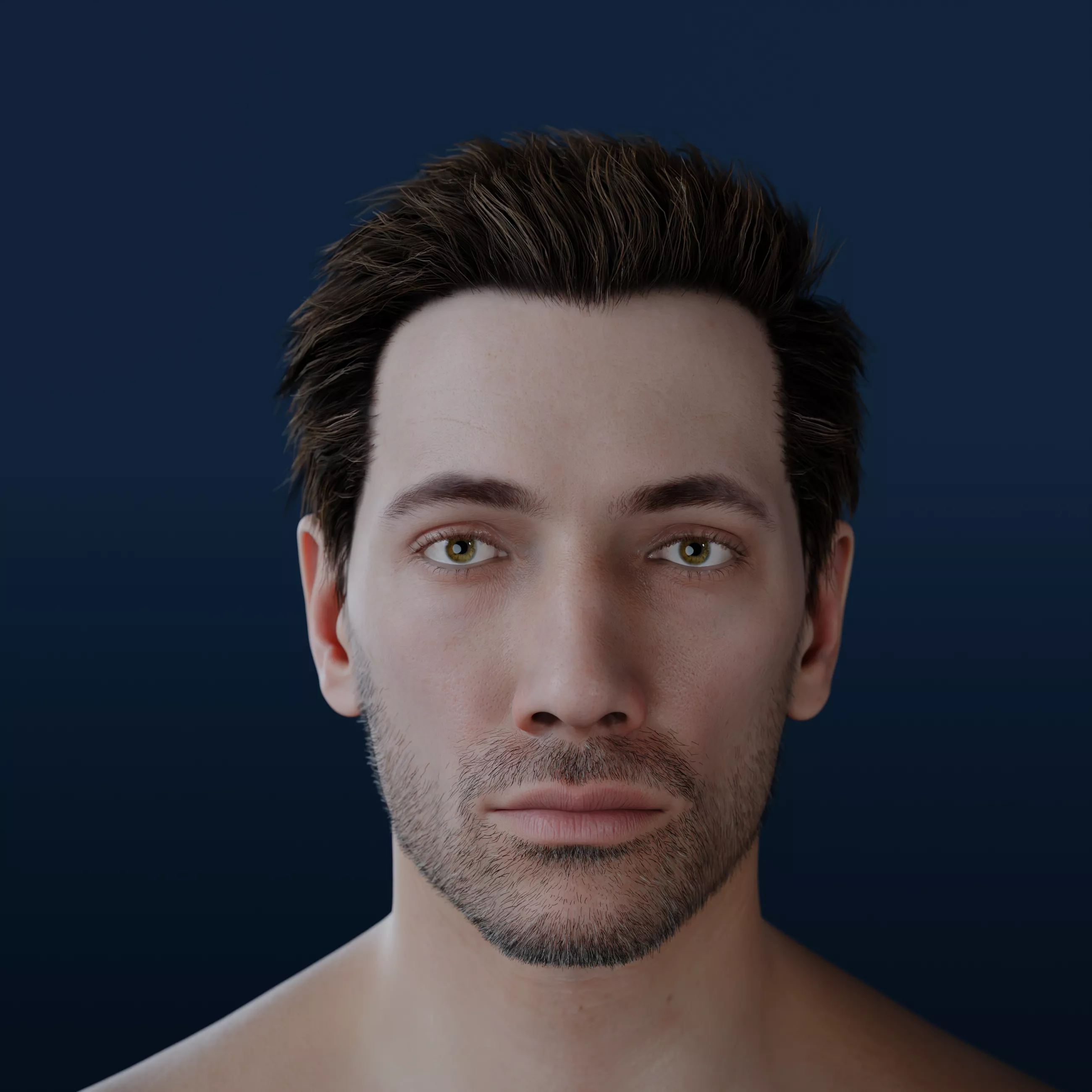 Rafael - Realistic Male 3D Character - Rigged - 4K Textures Low-poly 3D model