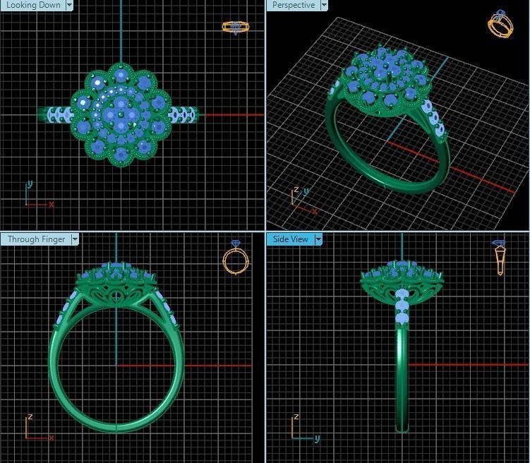 Ring R0127 3D print model_2