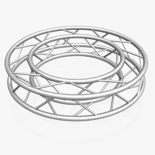 Circle Square Truss - Full diameter 150cm Free 3D model