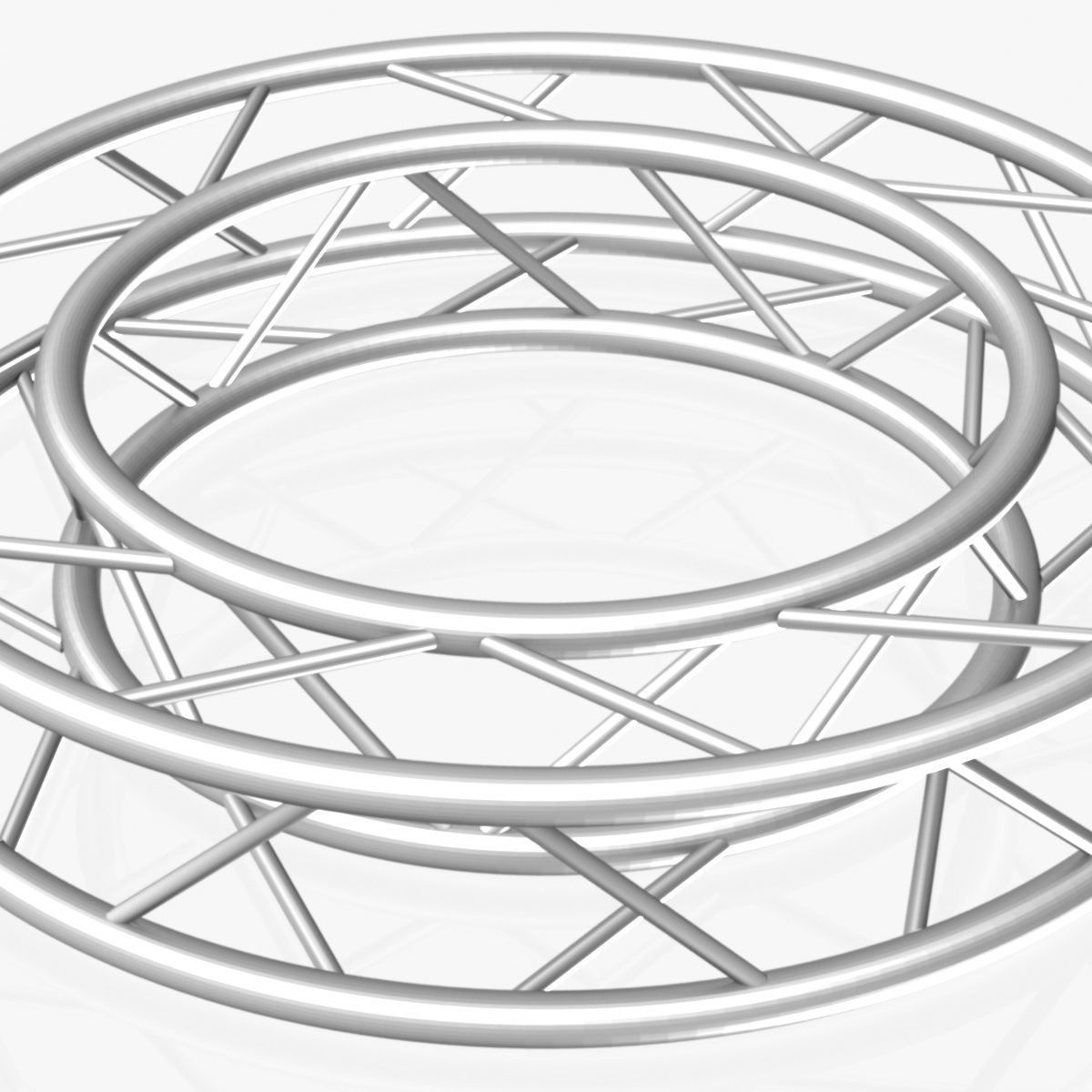 Circle Square Truss - Full diameter 150cm Free 3D model_3