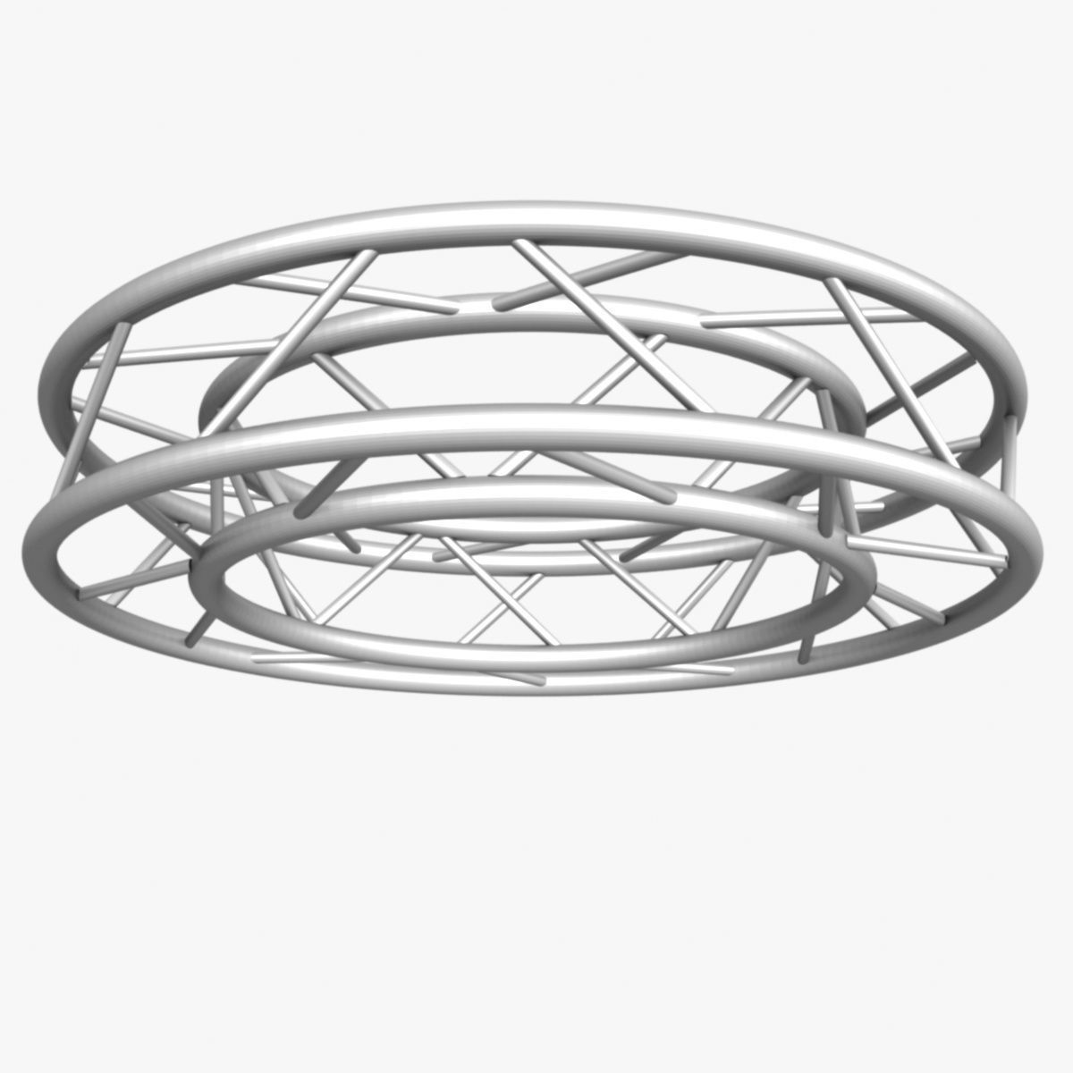 Circle Square Truss - Full diameter 150cm Free 3D model_1