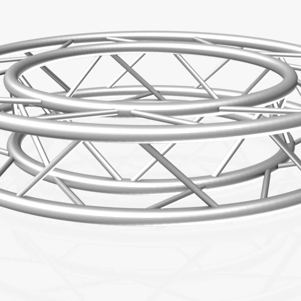 Circle Square Truss - Full diameter 150cm Free 3D model_6