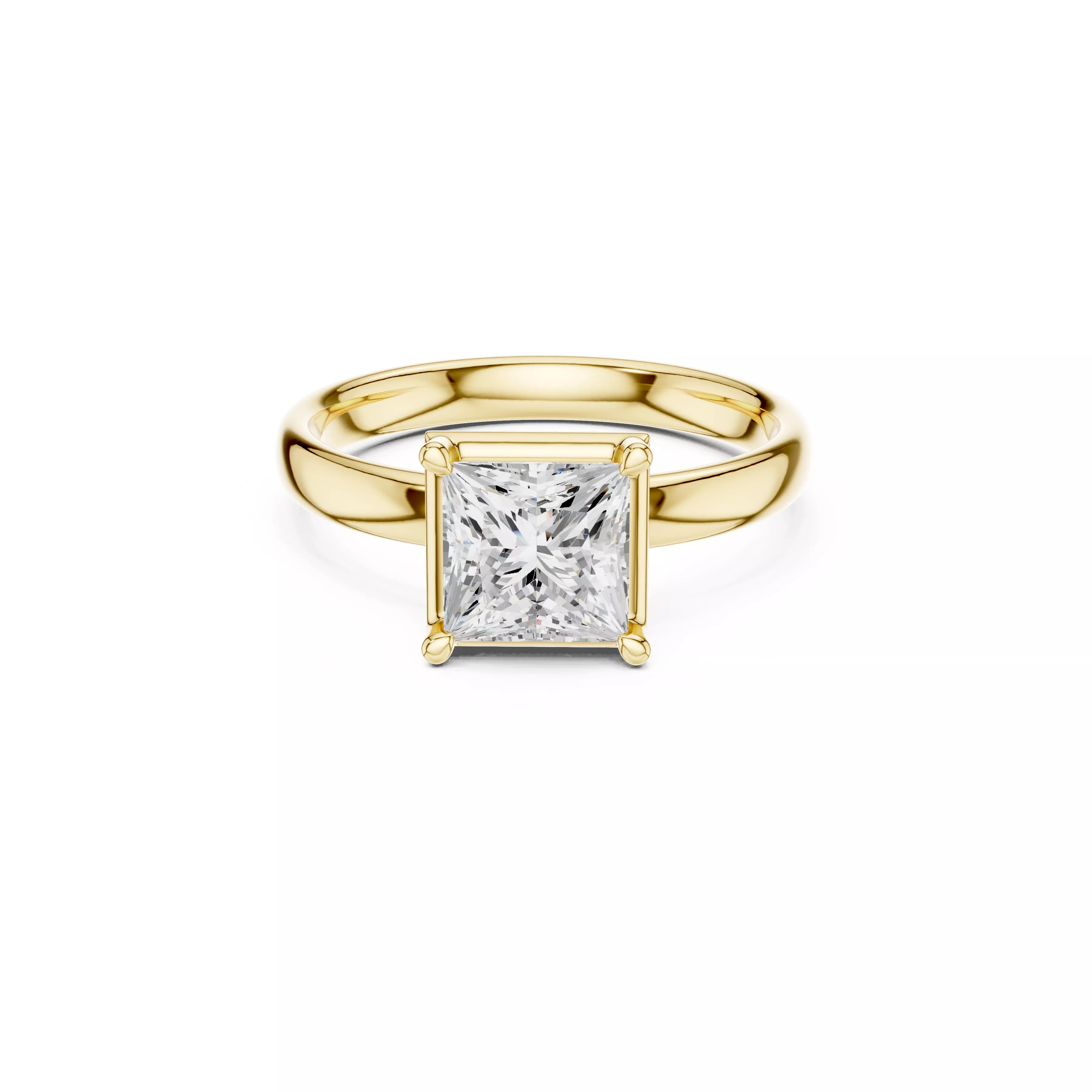 Designer Diamond Band Luxury Engagement Ring Ready CAD M10329 3D model ...