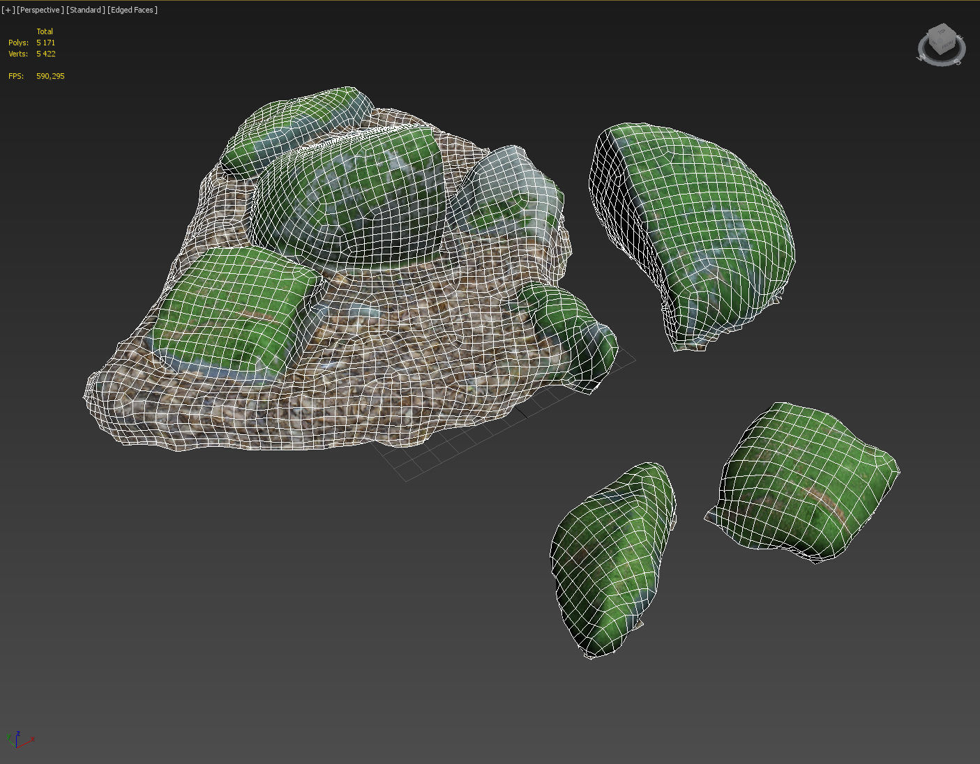 nature stone 007 3D model_3