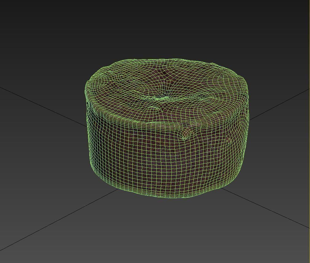 Petit Gateau - lowpoly 3D model_4