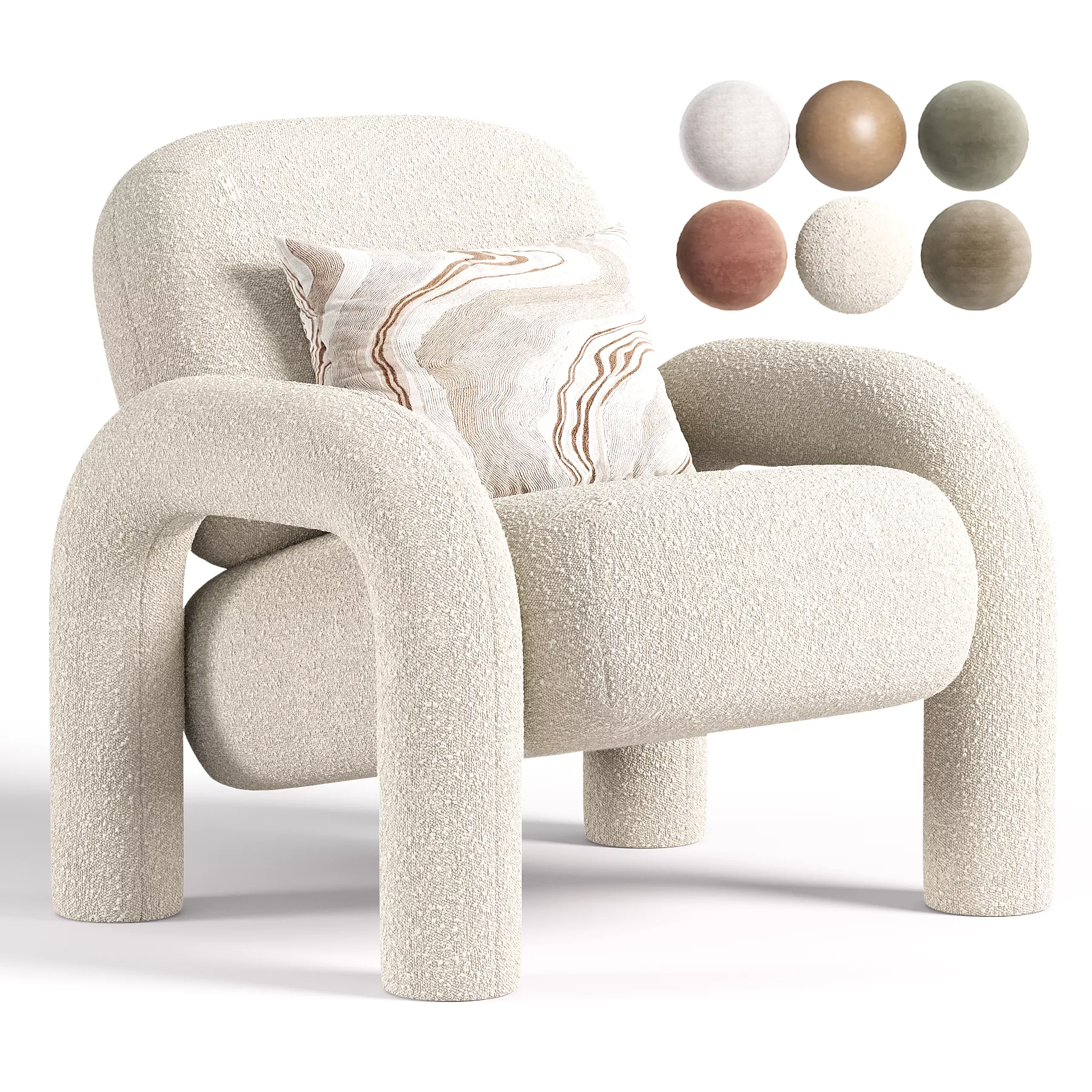 BUBO Armchair 3D model