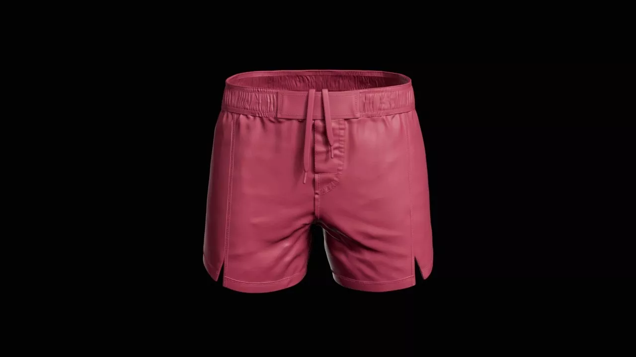 Casual Athletic Swim Trunks Shorts Model 3D print model