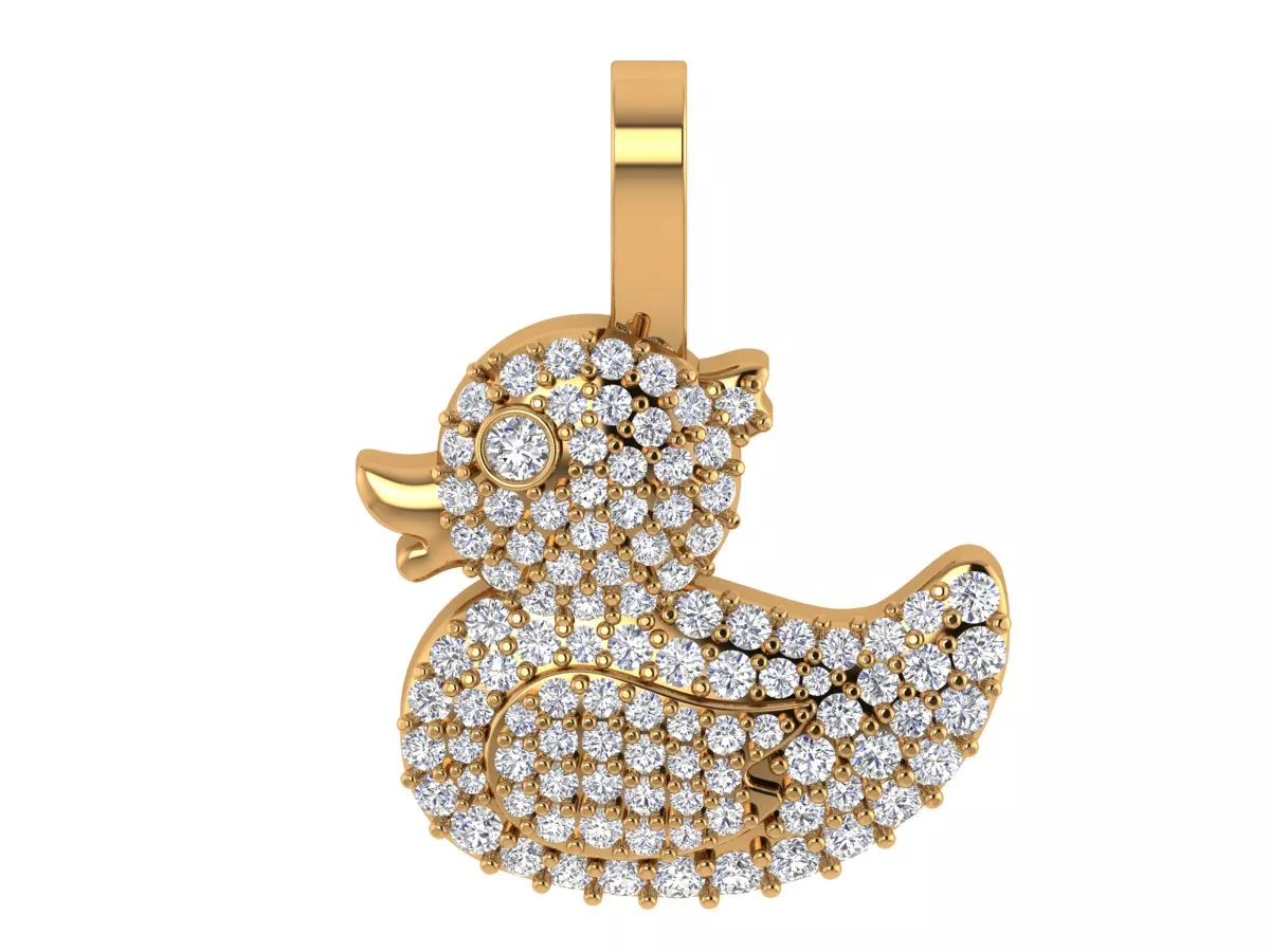 Duck Pendant 3D print model