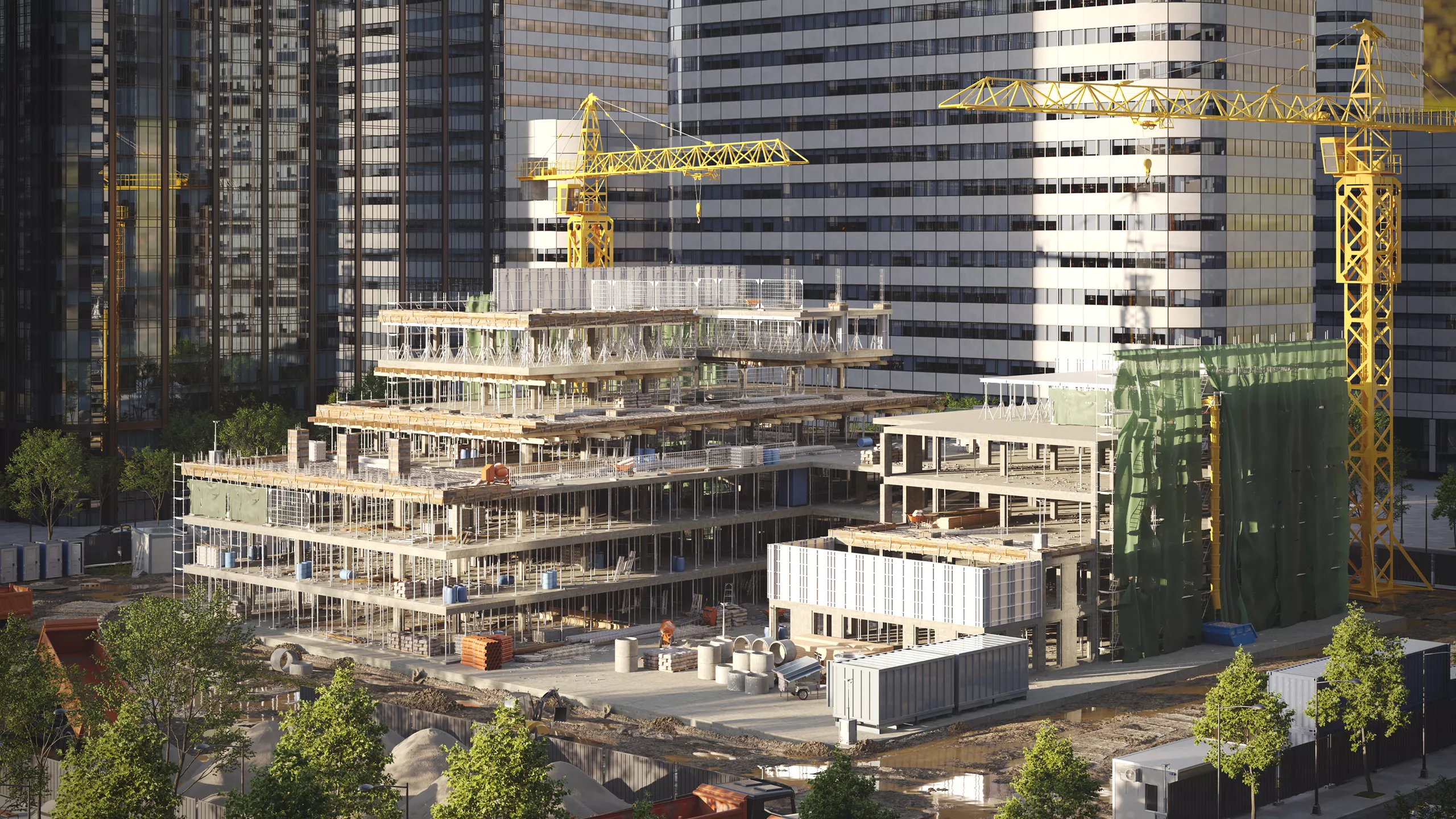 Archmodels vol 310 - Construction site 3D model rigged | CGTrader
