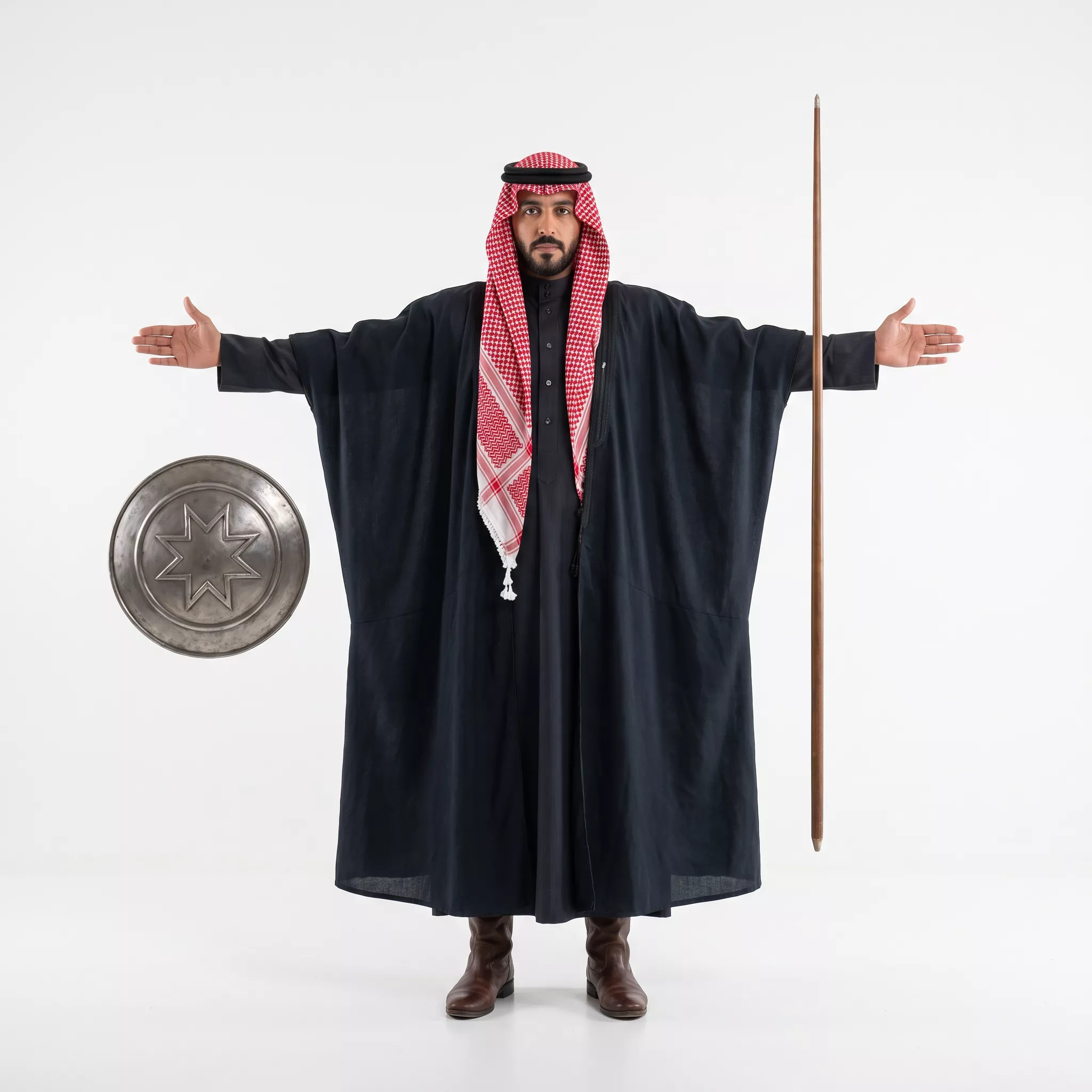 Jordanian Hor 3D Character Fully Rigged Game Ready Low-poly 3D model