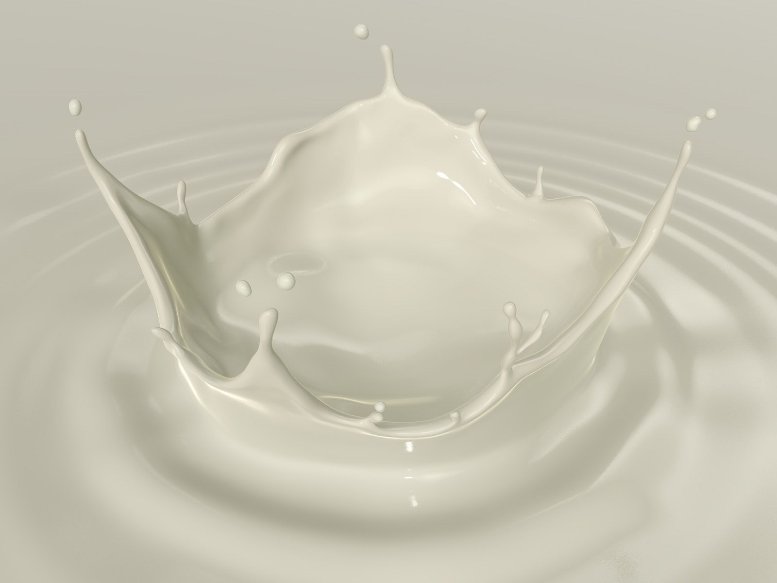 Milk splash 3D model_4