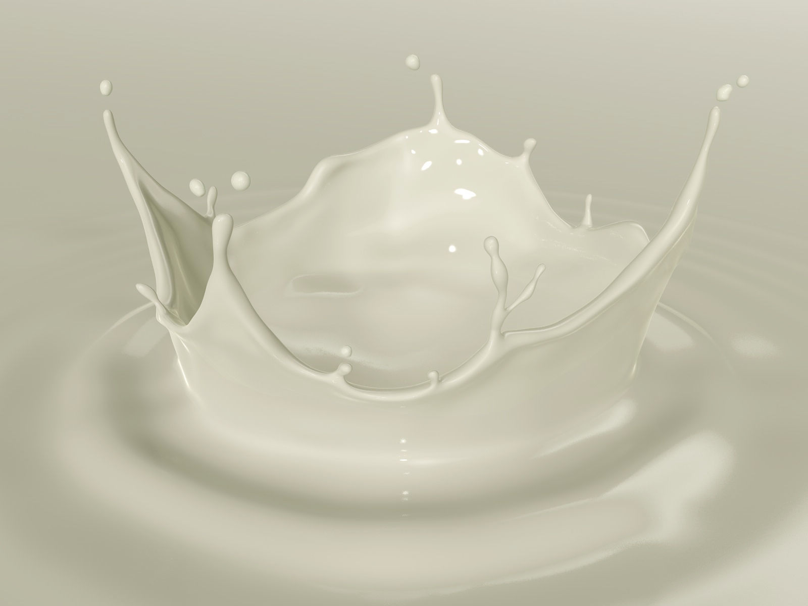 Milk splash 3D model_3