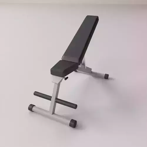 Exercise Bench 3D model