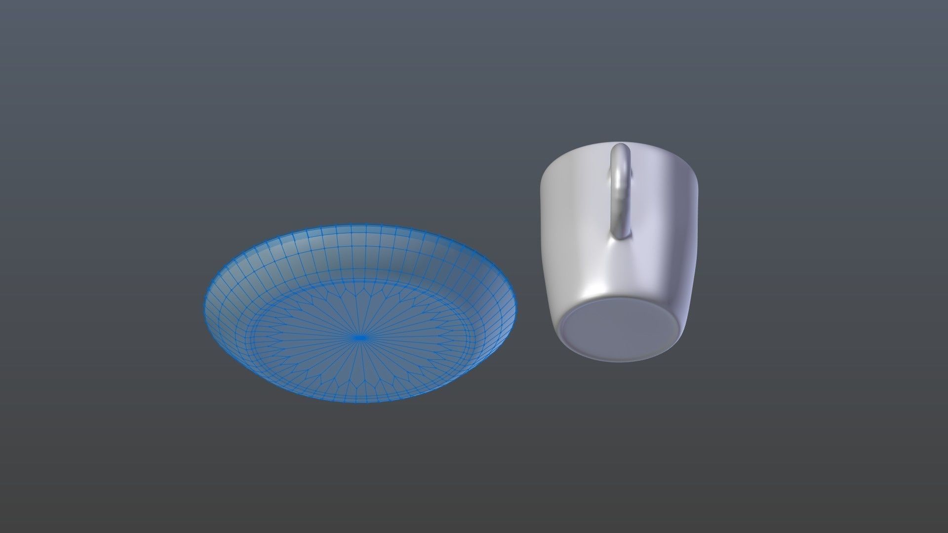 Mug saucer 3D model_13