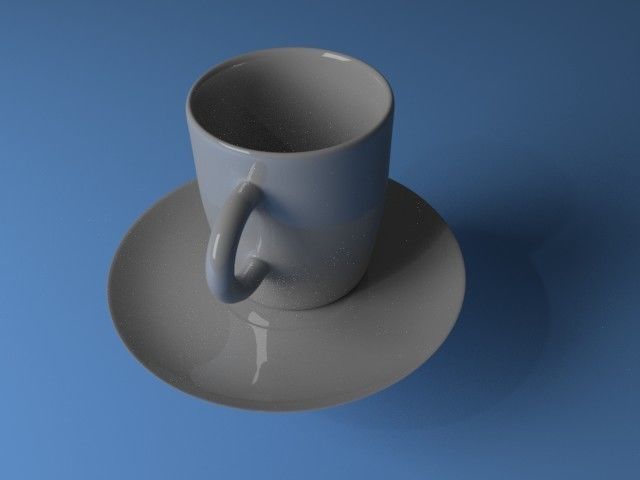 Mug saucer 3D model_1