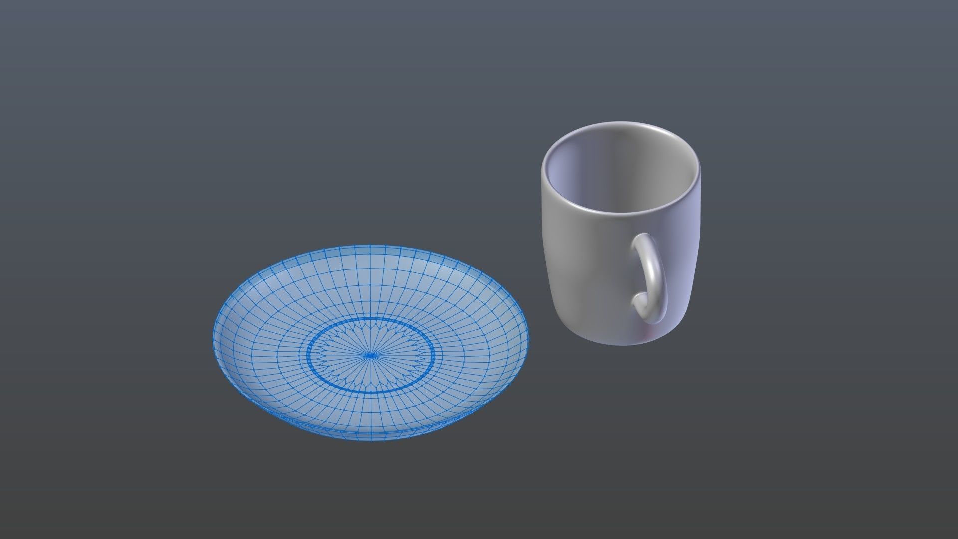 Mug saucer 3D model_15