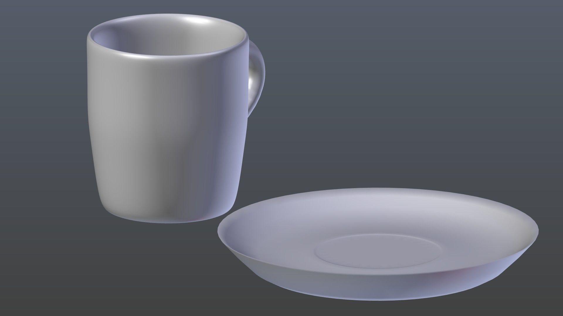 Mug saucer 3D model_12
