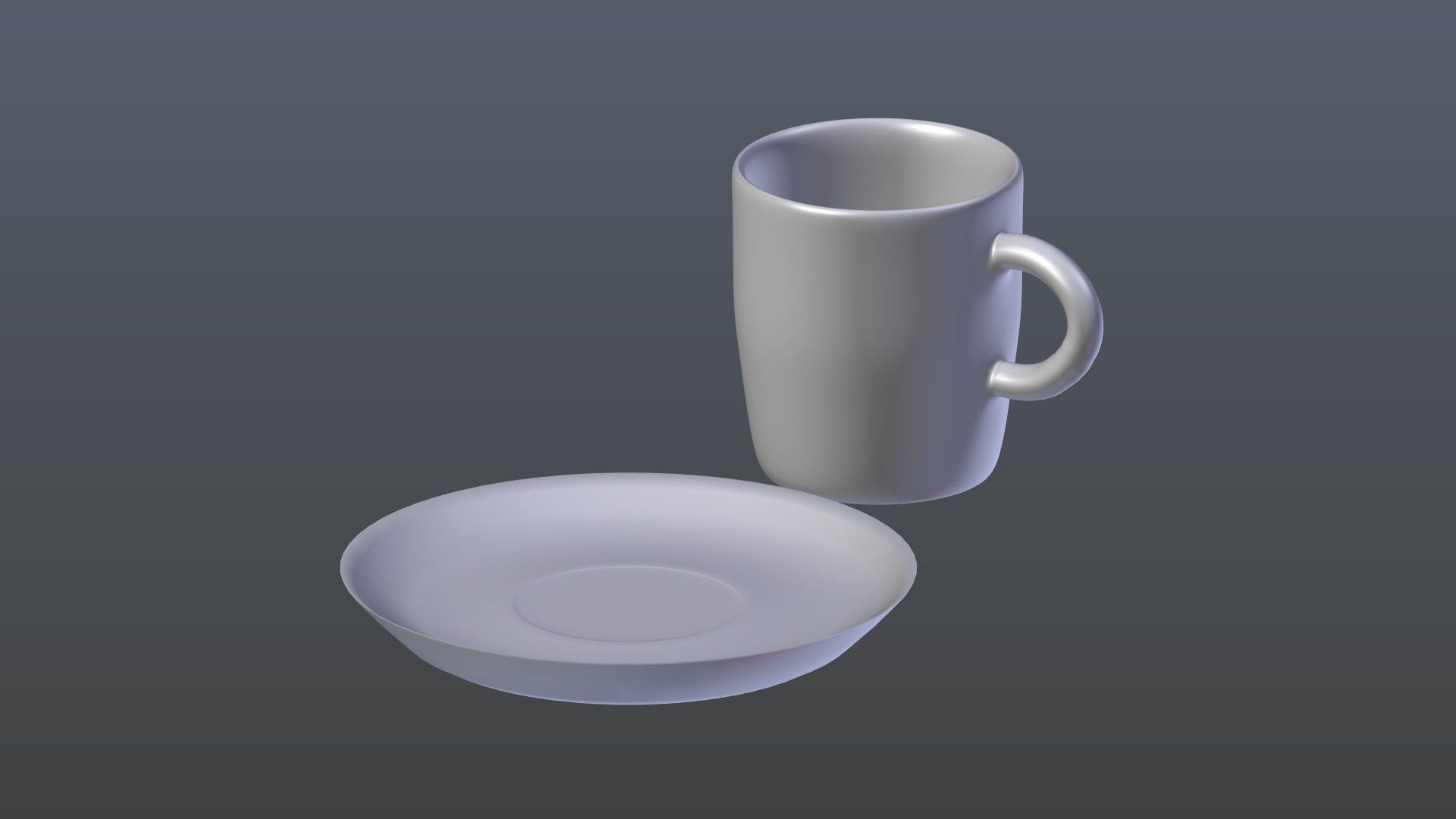 Mug saucer 3D model_6