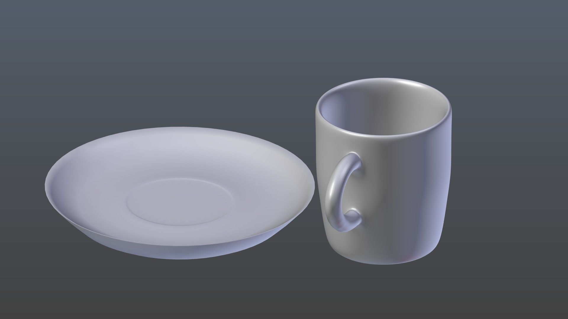 Mug saucer 3D model_5