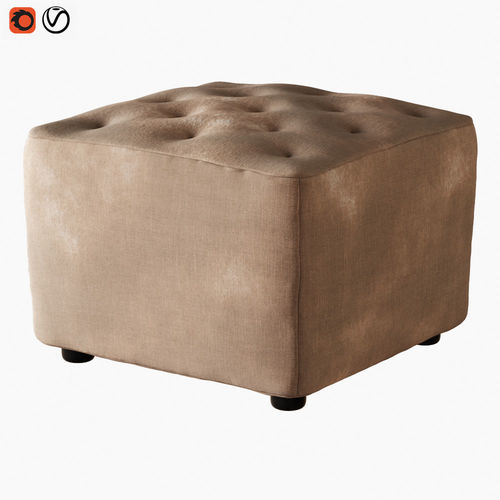 Pouf Ditre Eclectico 3D model