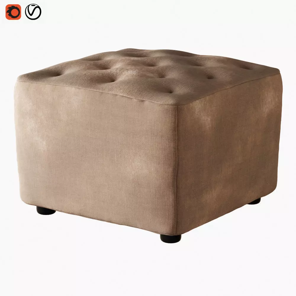 Pouf Ditre Eclectico 3D model_0