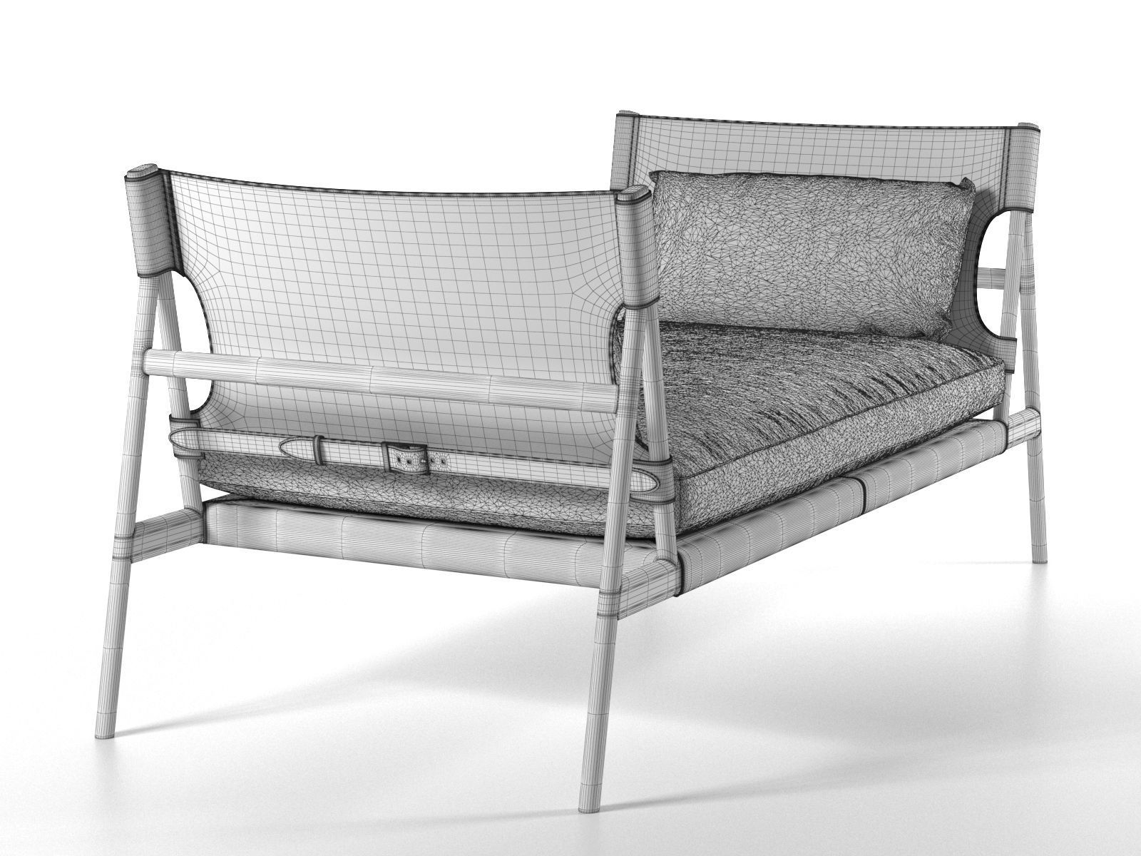 Traveller Daybed 3D model_2