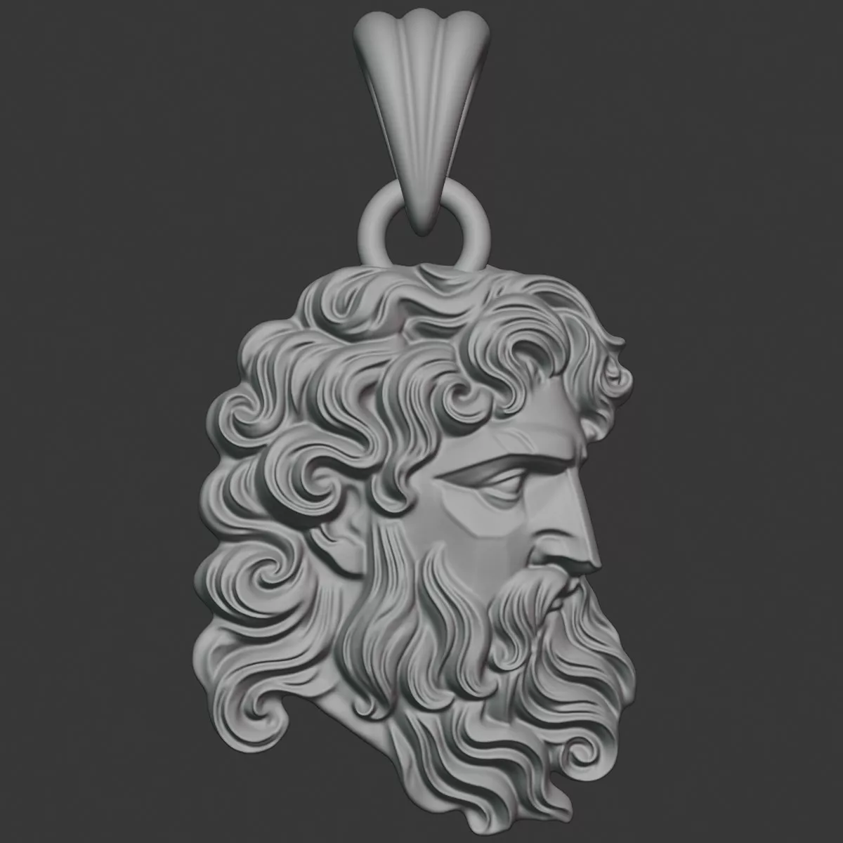 Pendant Zeus V 2 3D print model