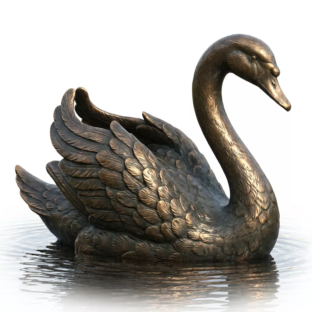 swan printable 3D print model