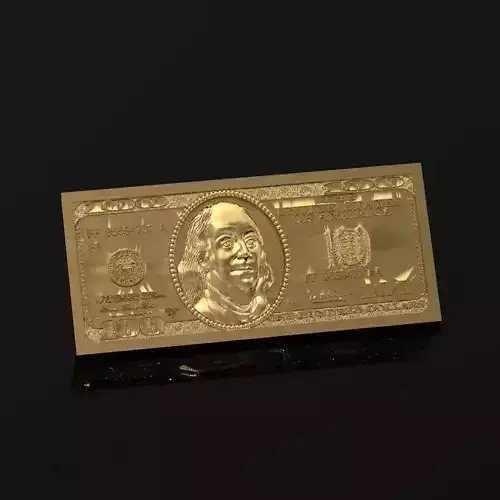 One hundred dollar bill 030