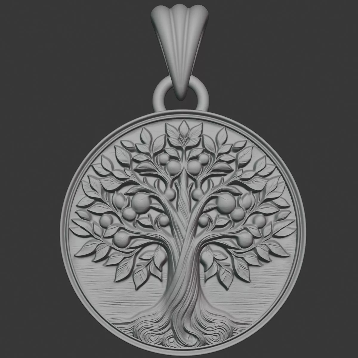 Pendant Tree of Life V 1 3D print model