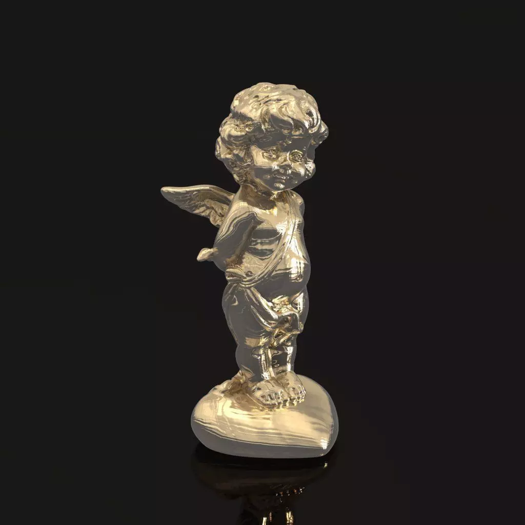 Gold Angel 034 3D print model_0